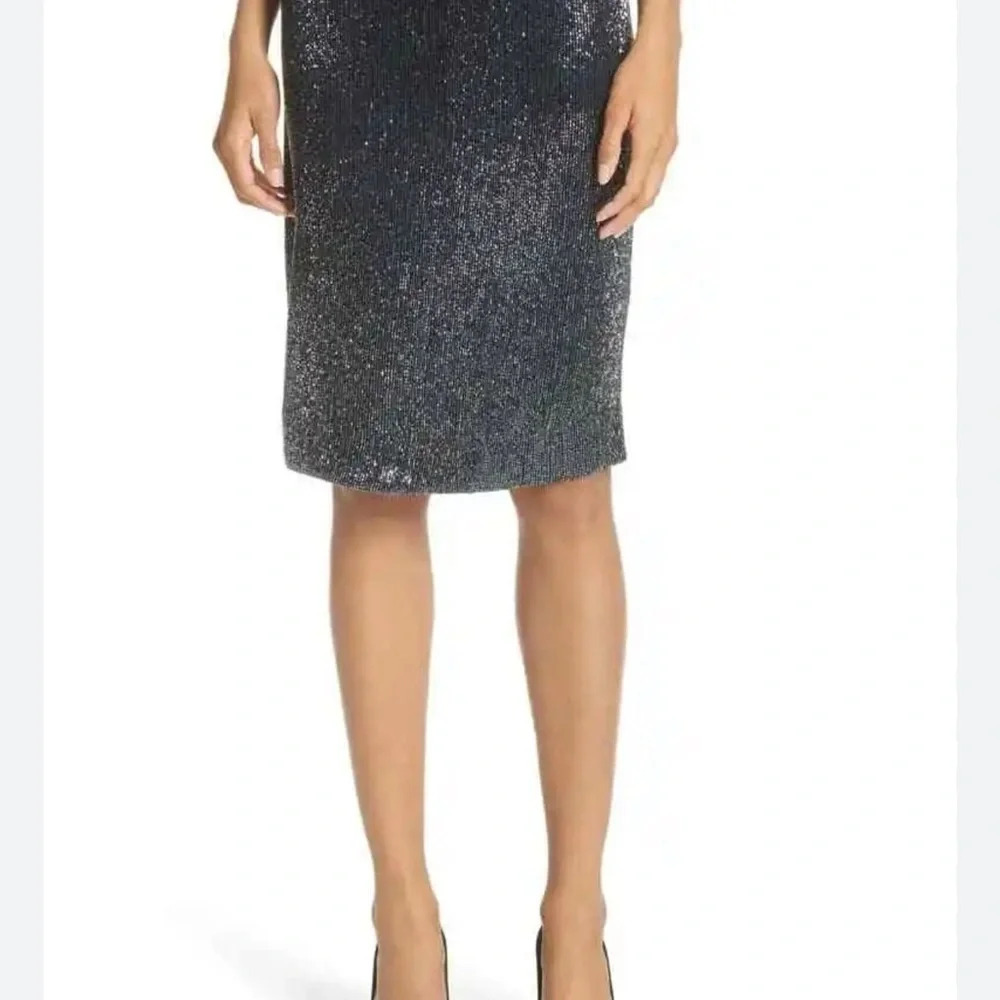 Joie Beaded Skirt in Midnight Blue - Size 12 - NWT - Picture 5 of 10